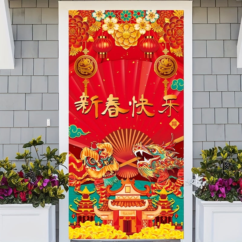 Chinese Year Door Banner Dragon Year Spring Decoration Supplies