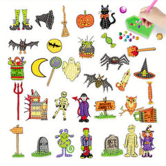 Halloween Cartoon Theme Diamond Painting Kit