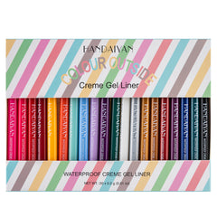 HANDAIYAN Waterproof Eye Liner Pencil Set Matte Long Lasting Eyeliners