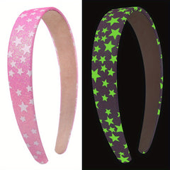 Y2K Gradient Headband Rainbow Glitter Unicorn Hair Band
