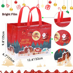 4pcs Large Christmas Gift Bags With Handles