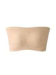 3-Pack Plus Size Basic Bra Set Women's Plus Solid Wireless