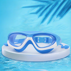 Kids Large Frame Swimming Goggles Waterproof Anti-fog HD Diving Goggles