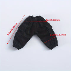 Ob11 Doll Sweatpants Casual Pants for 1 12 BJD Dolls in Army Green Khaki Pink