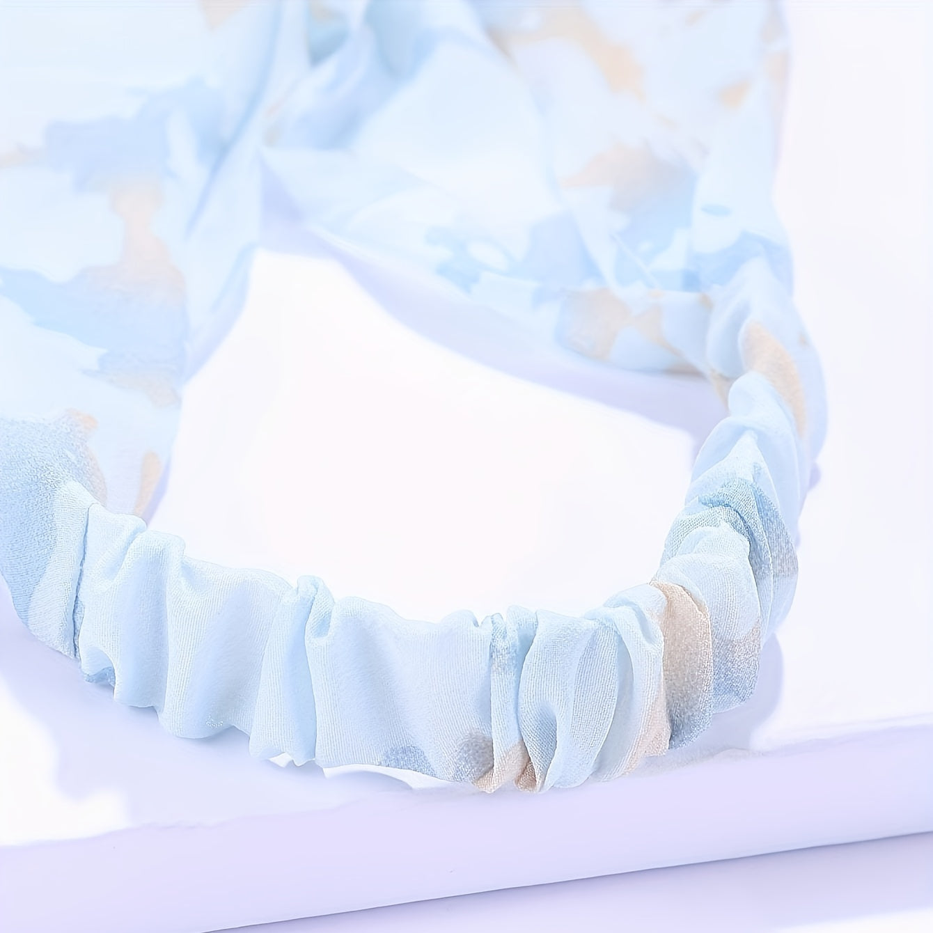 5pcs Colorful Floral Triangle Scarf Headband Turban Bandana Women Head Wrap