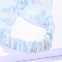 5pcs Colorful Floral Triangle Scarf Headband Turban Bandana Women Head Wrap