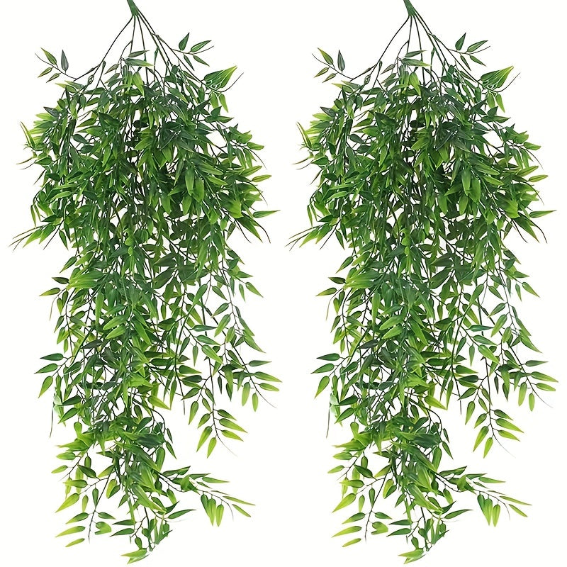 Artificial Bamboo Leaves Wall Hanging Decoration