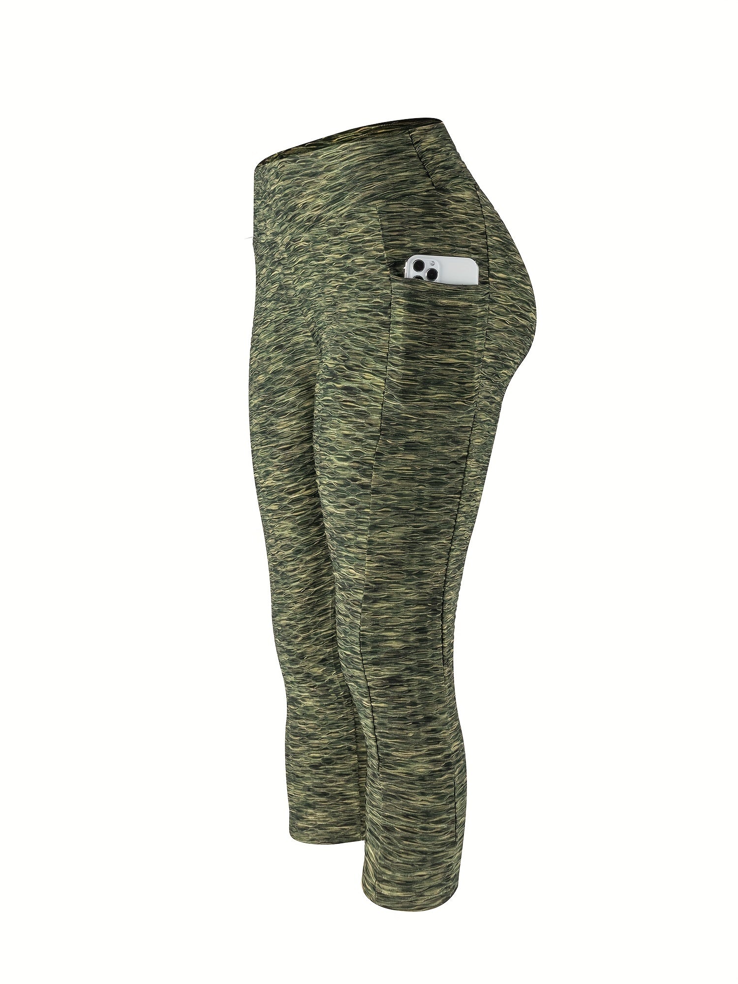 High Waist Yoga Leggings with Cell Phone Pocket