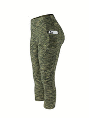 High Waist Yoga Leggings with Cell Phone Pocket