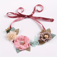 Artificial Flowers Headband for Baby Girls