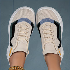 Women's Lightweight Running Sneakers Lace up Front Shoes