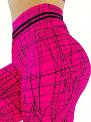 High Waist Running Yoga Pant Slim Fit Legging