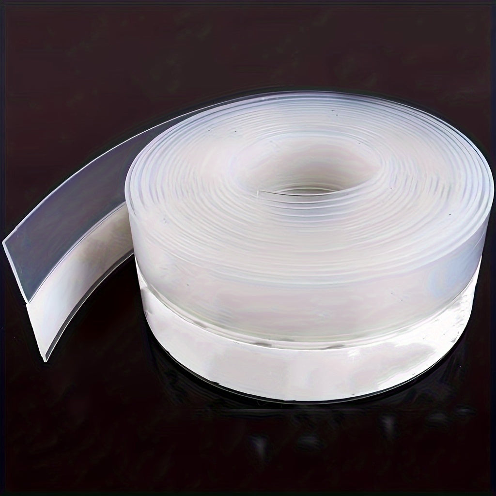 16ft Weather Stripping Silicone Door Seal Strip Transparent 35mm
