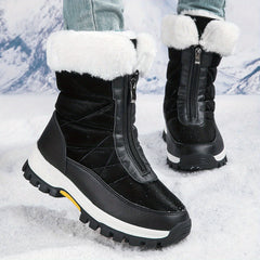 Women's Waterproof Snow Boots Winter Warm Hiking Boots