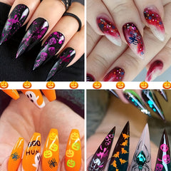 Halloween Glitter 3D Holographic Nail Art Decoration