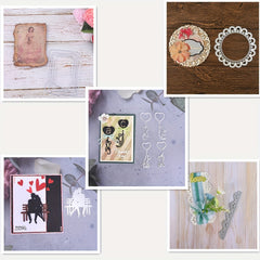 Metal Cutting Die Template for DIY Clipping Thin Album Paper Foil Embossing