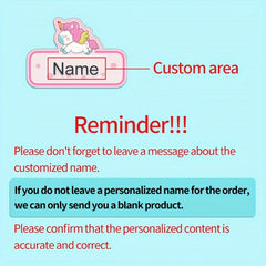 Custom Waterproof Clothing Name Labels - Set of 24pcs