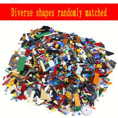 1000pcs Bulk Building Blocks Toy DIY Small Particle Inserting Blocks Toys