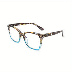 Oversized Square Men's Reading Glasses Anti Blu ray Computer Reader