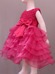 Baby Girls Mesh Sleeveless Princess Dress Clothes
