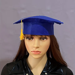 University Graduation Ceremony Hat Felt Bachelor Hat Tassel