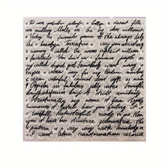 Word Pattern Transparent Stamps for DIY Scrapbooking