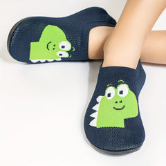 Boys' Cartoon Barefoot Slip On Slippers Lightweight Non Slip House