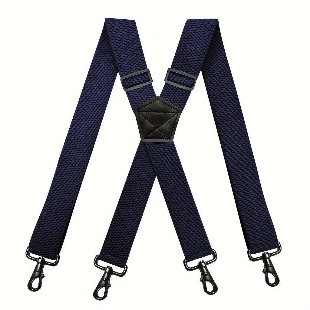 Heavy Duty Suspenders For Men Work Outdoor Motorbiking Skiing