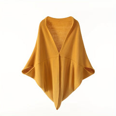 Cashmere Scarf Boho Solid Cloak Winter Vintage Cardigan