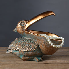 Bird Shape Jewelry Storage Box Decorative Container For Earrings Gift