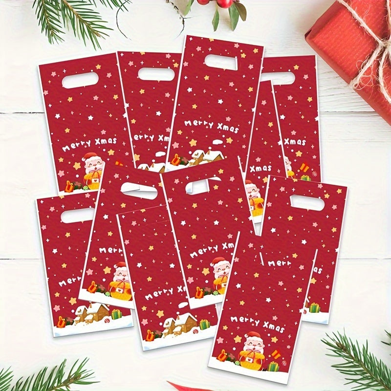 50 Red Christmas Family Party Gift Bags Home Decor