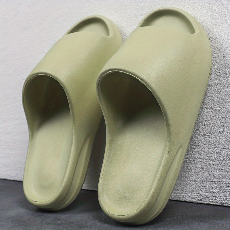 Men's Non Slip Platform Slides Comfortable Cloud Slides For Indoor Outdoor