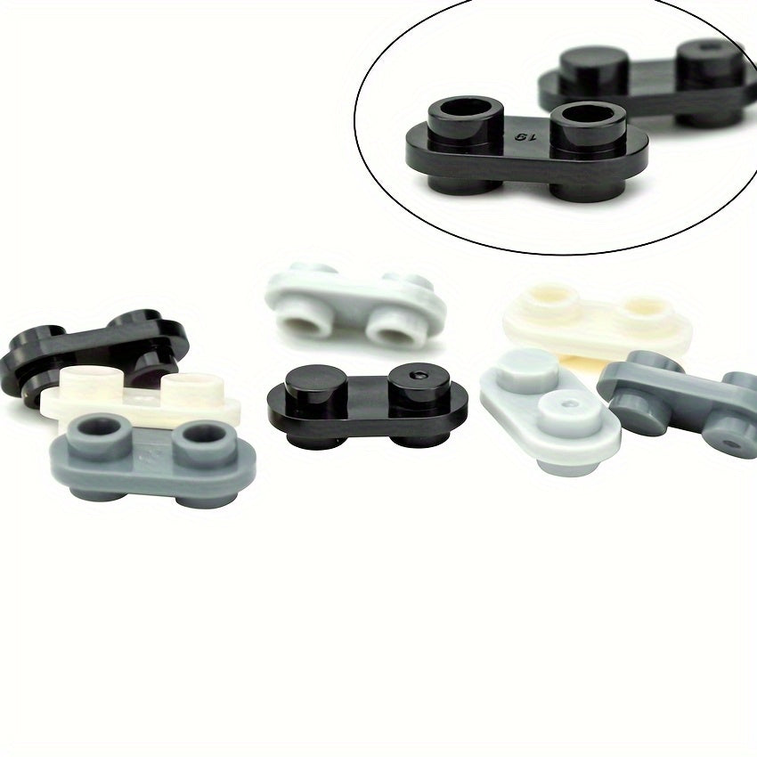 50pcs 1X2 Round Stud Blocks Double Sided Building Toy