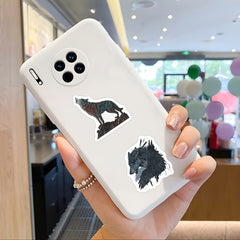 500pcs Wolf Stickers Roll Vinyl Stickers