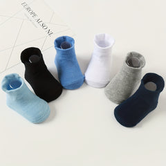 12pairs Kids Anti-slip Breathable Short Socks for Boys