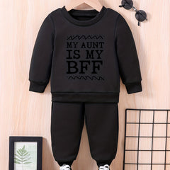 Baby Love Print Outfit Set MY AUNT IS MY BFF