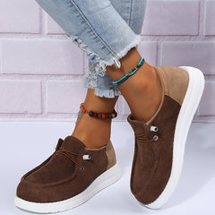 Women's Canvas Loafers Lightweight Casual Walking Shoes