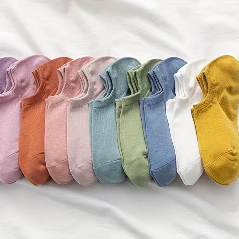 10 Pairs Essential Ankle Socks Women's Stockings