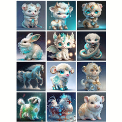 Adult 5D Rhinestone Diamond Painting Kit - Zodiac Art Painting Kit