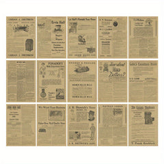 30 Sheets Vintage Inspiration DIY Notebook Paper