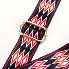 Geometric Pattern Ethnic Style Shoulder Strap Replacement Belt