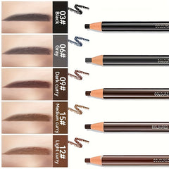 Waterproof Drawstring Eyebrow Pencil - Colorfast Sweat-Proof Makeup Tool