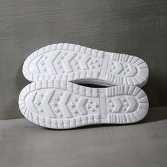 Women's Colorblock Flying Woven Sneakers Lightweight Non slip Outdoor Shoes