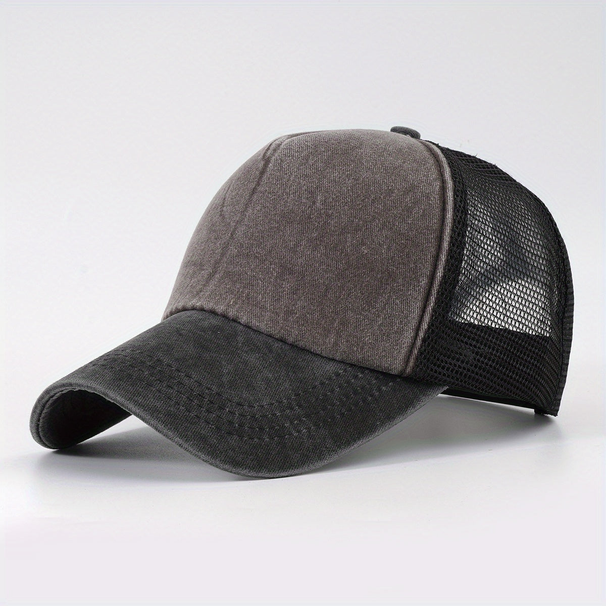 Distressed Mesh Trucker Hat Unisex Baseball Cap for Women
