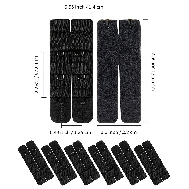 Bra Extender 2 Hooks Split 6 PCS