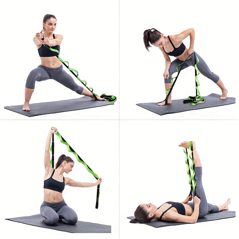 Nylon Yoga Resistance Strap Elastic Stretching Band