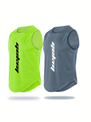 2pcs Men's Sleeveless Active Quick Dry Tank Top For Summer