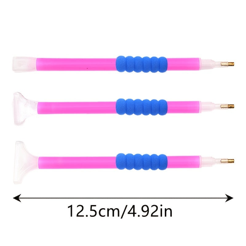 3pcs Diamond Paint Film Pen Set DIY Quick Paste Correction