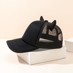 Hip Hop Horn Mesh Trucker Cap for Couples