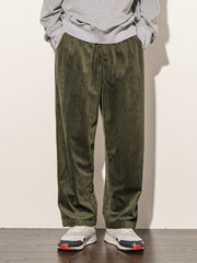 Men's Loose Fit Corduroy Dress Pants
